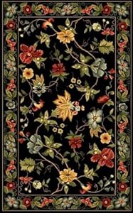 Chelsea Hk311a Black Contemporary Rug