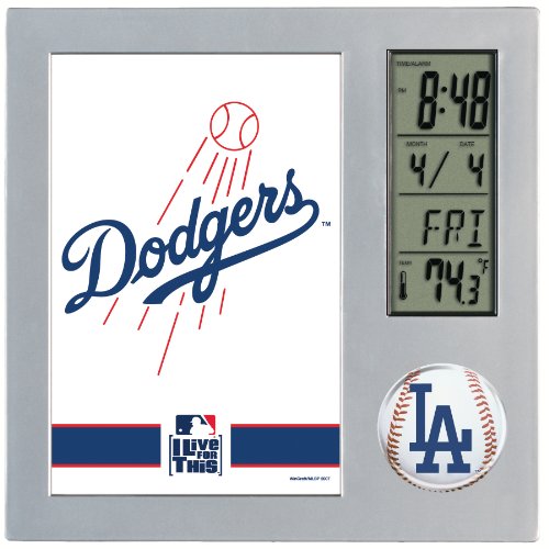 MLB Los Angeles Dodgers Digital Desk Clock
