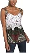 XOXO Junior's Printed Trapunto Studded Cami.