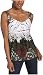 Apparel : XOXO Junior's Printed Trapunto Studded Cami.