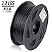 Dikale PLA 3D Printer Filament - 1KG(335m/1099ft) 1.75mm, Dimensional Accuracy +/- 0.02 mm, 1KG Spool 1.75 mm, Yellow