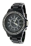 MN Womens's Designer Watch with Baguette Stones Bezel Model PL2007-1