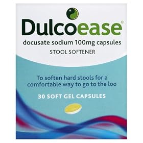 DulcoEase Stool Softener 30 Soft Gel Capsules