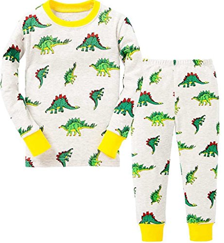 Slenily Little Baby' Dinosaur Cotton Pajama Boy's Cartoon Set