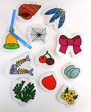 Mrs Honey: 12 Hat Decorations : Felt Pieces (Plush Toys)