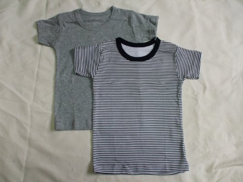 サンベビー 半袖Tシャツ2枚組 ブラック 80cm