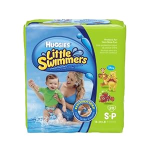 Huggies Little Swimmers Disposable Swimpants (Character May Vary), Small, 20 Count