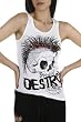 Ed Hardy - Women's Destroy Short Tank (White)