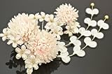 髪飾り2点セット 菊 ブラ Kaz