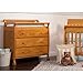 DaVinci Kalani 3 Drawer Changer Dresser in Honey Oak