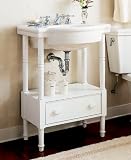 American Standard 9422.020.020 Retrospect 27 Pedestal Top with 8 Centers and White Base