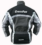 Motocross Jacke grau weis schwarz Gr. M