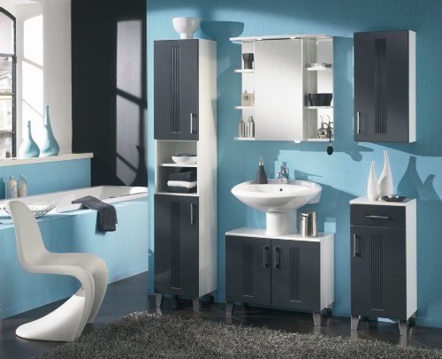 Badezimmer Badmöbel Anthrazit