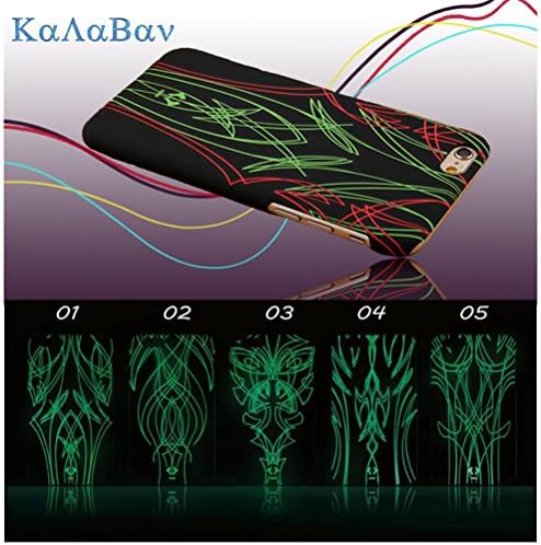 iPhone 6S plus Case / iPhone 6 plus Case ,KaLaBan Luminous Hard Case with Melody series Pattern - [Ultra Thin Light] Smooth Finish PC Back Cover for iPhone 6S plus / iPhone 6 plus (5.5") (Melody / 01)