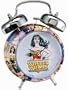 Wonder Woman Twin Bell Alarm Clock - Comics Trim by Vandor
