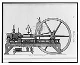 Historic Print (L): [A three-horsepower internal combustion engine that ran on coal gas]