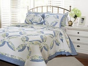 Greenland Home Francesca Quilt Set, Full/Queen