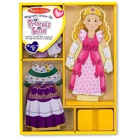 Melissa and Doug Deluxe 24-Piece Princess Elise Magnetic Dress-Up by Melissa & Doug
