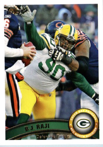 2011 Topps #225 B.J. Raji - Green Bay Packers (Football Cards)
