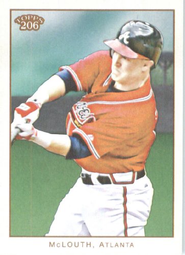 2009 Topps 206 Baseball Card #257 Nate McLouth Atlanta Braves Mint Condition- Shipped In Protective ScrewDown Display Case!