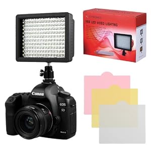 Chromo Inc.® 160 LED CI-160 Dimmable Ultra High Power Panel Digital Camera / Camcorder Video Light, LED Light for Canon, Nikon, Pentax, Panasonic,SONY, Samsung and Olympus Digital SLR Cameras