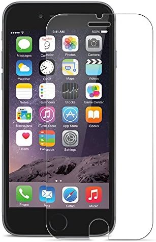 iPhone 6+ and 6S PLUS Tempered Glass Screen Protector, Heavy Duty, Protects from Drops/Scrapes, Premium Invisible Screen Shield, Clear High Definition (HD) Screen Protector for iPhone 6+ &amp; 6S+ (5.5'')