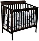 IMAGE OF Delta Children's Products Riley Mini Crib - Chocolate