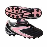 Vizari Verona Soccer Cleats (Pink) BLACK/PINK/SILVER 5.5 JUNIOR