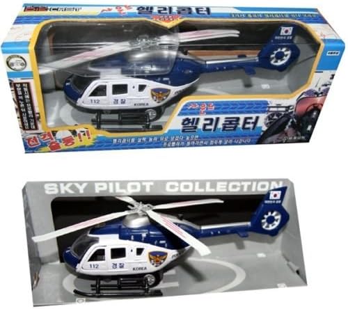 Wd070801 Korea Police 112 Helicopter Die-cast Miniature