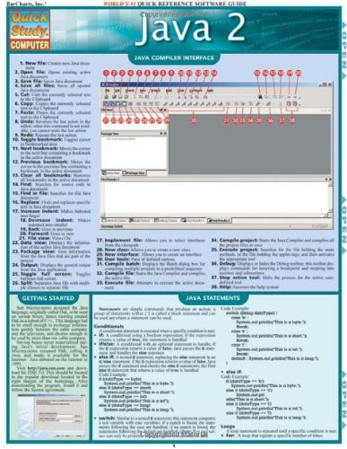 java 2 quickstudy computer