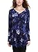 BAISHENGGT Women's Flared Comfy Loose Fit Tunic Top Large Dark Blue
