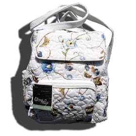 Azure Suzette Backpack Quilted Handbag by Donna Sharp! Sells in upscale stores for $44.99 Model: 43691