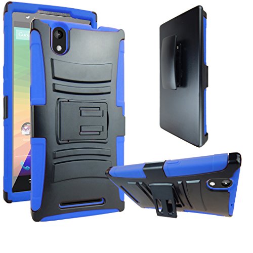 ZTE ZMAX Case, ATUS® ZTE ZMAX Z970 (T-Mobile / Boost Mobile) Armor Shock Proof Stand Cases with Swivel Belt Clip Cover + Free Ultra-sensitive Stylus Pen (Black/Blue) ZTE ZMAX Case, ATUS® ZTE ZMAX Z970 (T-Mobile / Boost Mobile) Armor Shock Proof Stand Cases with Swivel Belt Clip Cover + Free Ultra-sensitive Stylus Pen (Black/Blue)