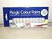 10 X ACRYLIC COLOUR PAINTS ARTIST ART AND CRAFT PAINT SET