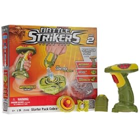 M�ga Bloks - 29446 - Jeu de construction - Magn�tique - Toupies battle strikers metal XS - Starter pack Cobra