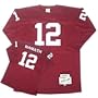 adidas Alabama Crimson Tide #12 Joe Namath Crimson Collegiate Throwback Jersey