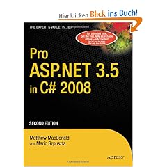 Pro ASP.NET 3.5 in C# 2008 (Expert's Voice in .NET)
