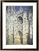Cathedrale de Rouen, Plein Soleil Styles Framed Art Poster Print by Claude Monet, 28x38