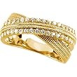 14K Yellow Gold Diamond Ring/Band - 0.50 Ct.
