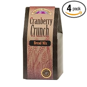Leonard Mountain Cranberry Crunch Bread Mix, 18-Ounce Boxes (Pack of 4) by Mama Leone