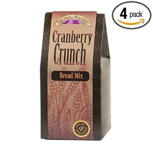 Leonard Mountain Cranberry Crunch Bread Mix, 18-Ounce Boxes (Pack of 4) by Mama Leone