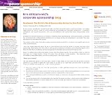 Kim Skildum-Reid's Corporate Sponsorship Blog
