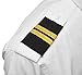 Aero Phoenix Professional Pilot Uniform Epaulets - Two Bars - Gold Metallic on Black