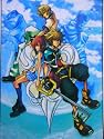 Kingdom Hearts 2 Cloth Wall Scroll Poster YA-051 (Fabric Cloth)