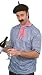 Smiffy's French Man Set with T-Shirt, Beret, Scarf and Tash