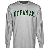 NCAA Texas Pan American Broncos Basic Arch Long Sleeve T-Shirt - Ash