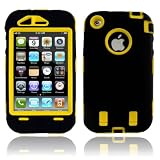 Body Armor for iPhone 3G / 3GS - Black & Yellow