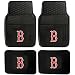 MLB Boston Red Sox Car Floor Mats Heavy Duty 4-Piece Vinyl - Front and Rear