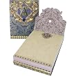 A Monogram Jewel and Gold Foil Embellished Pocket Note Pad