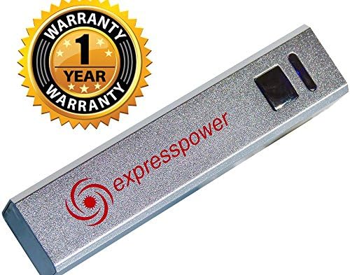 EXPRESSPOWER 3000mah Portable Battery Charger | GREAT CHRISTMAS & BIRTHDAY GIFT!!! FREE BONUS Protection Pouch | 12 month Guarantee | Aluminum | Slimline Lipstick External Power Bank | Backup for your Amazon Fire,Apple,iPhone,iPad,Samsung,Galaxy, Blackberry, Nokia,HTC,LG,Motorola,Android,Bluetooth Speaker & most other cellphones, smartphones | PREMIUM QUALITY | SAMSUNG LI-ION BATTERY | STAY CONNECTED WITH EXPRESSPOWER